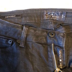 Black large lucky jeans